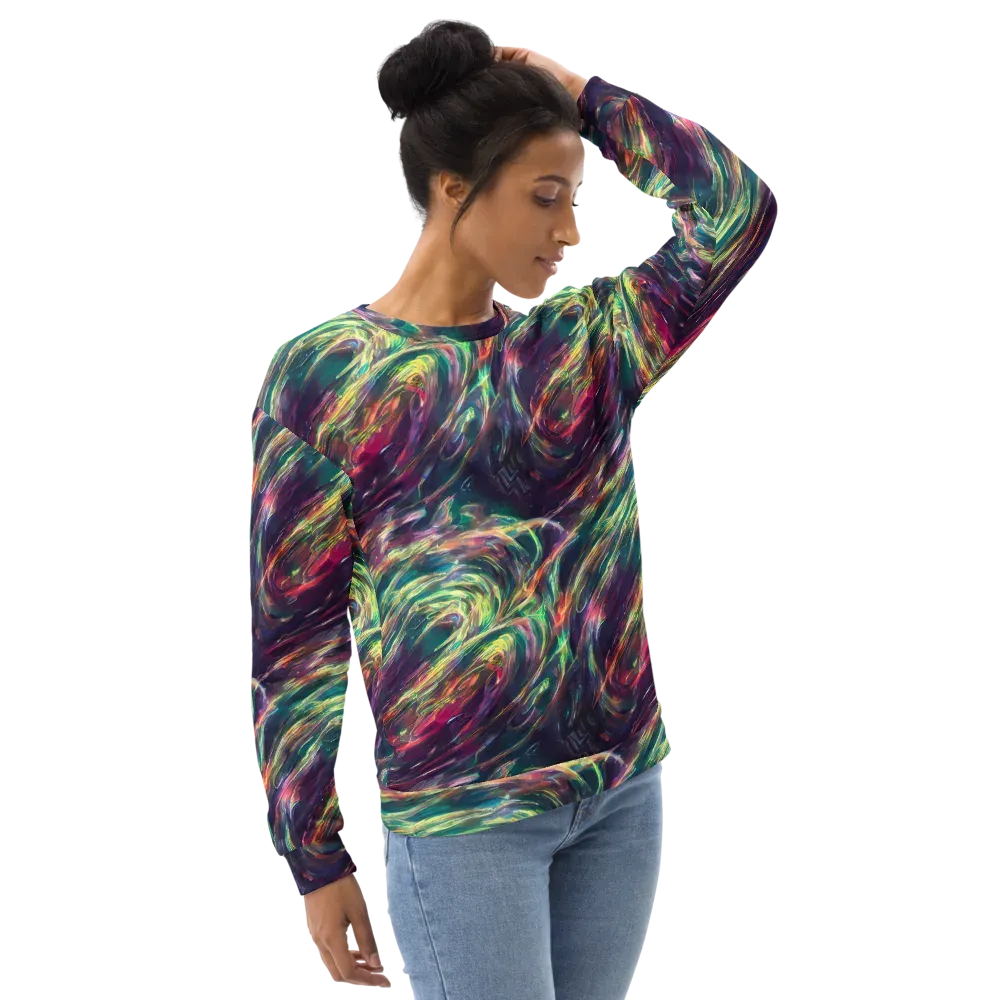 Viridian Rush on Sweatshirt — Right Front