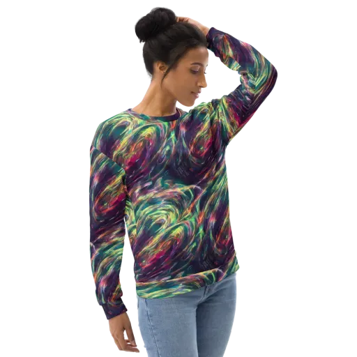 Viridian Rush on a Sweatshirt