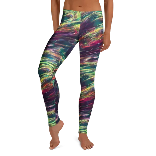 Viridian Rush on a Leggings