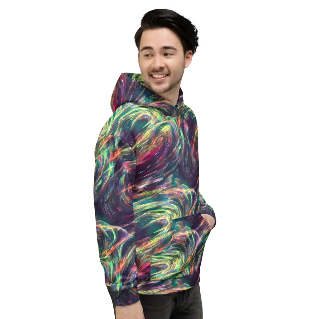 Viridian Rush on Hoodie — Right