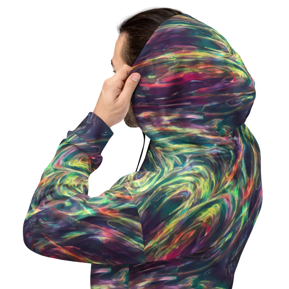 Viridian Rush on Hoodie — Back