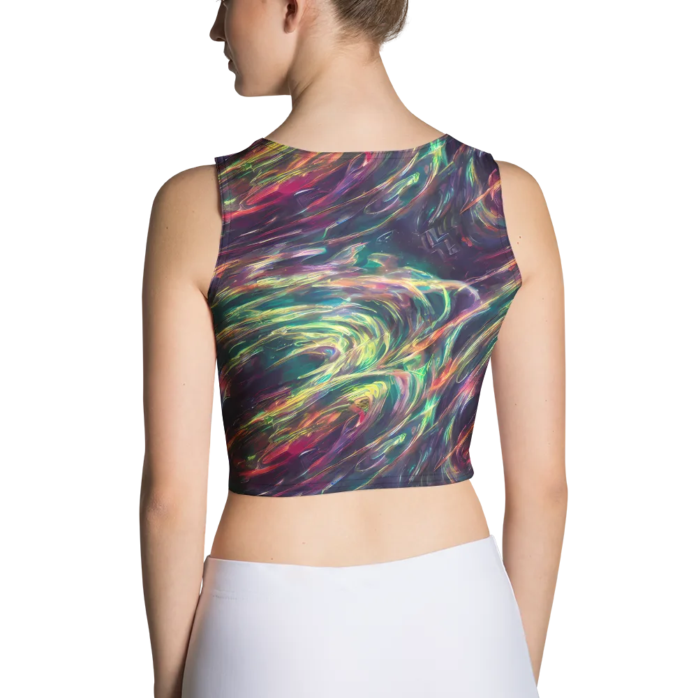 Viridian Rush on Crop Top — Back