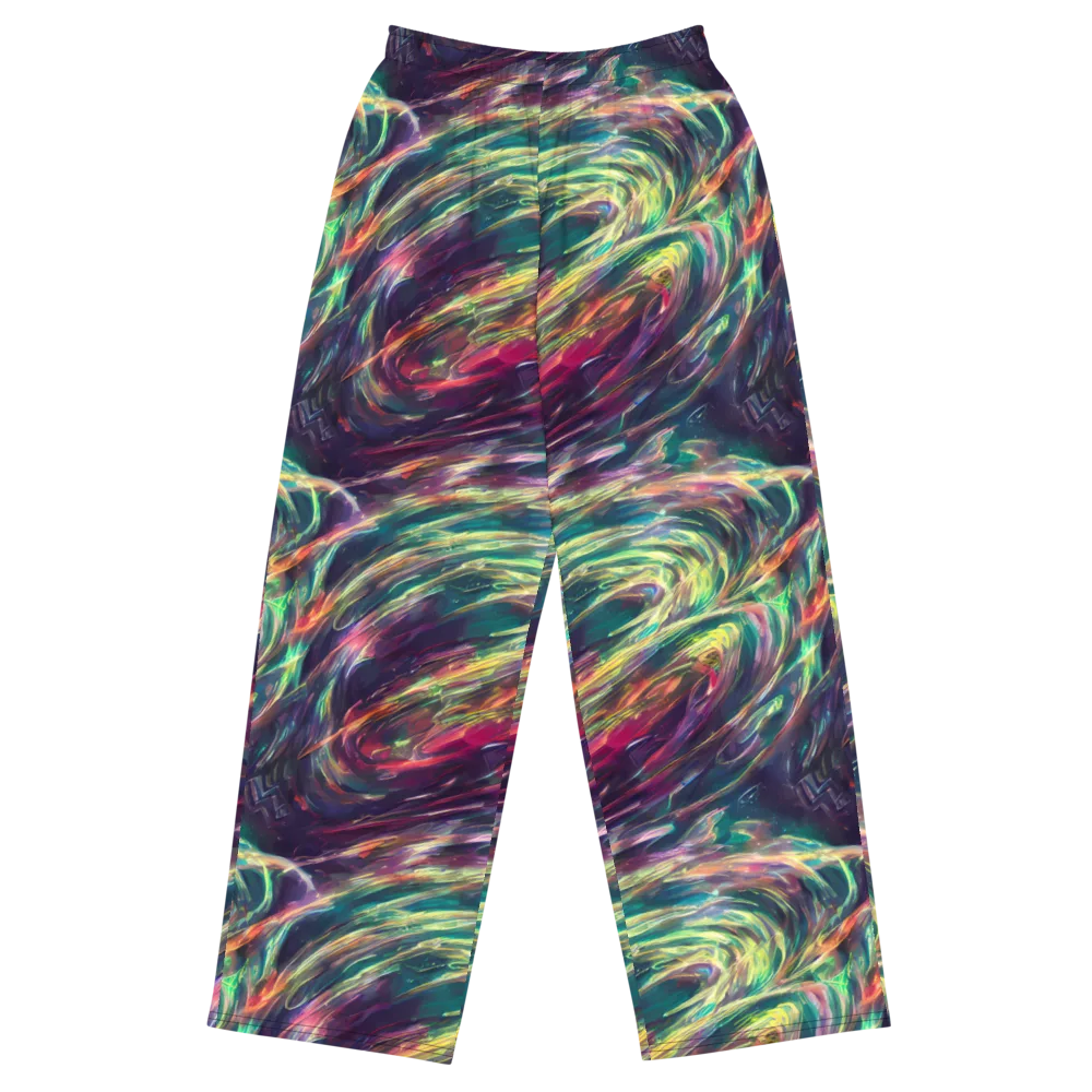 Viridian Rush on Wide-Leg Pants — Front