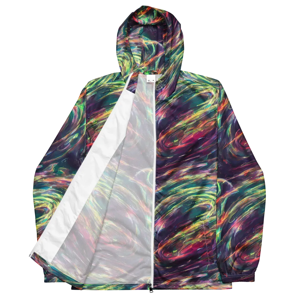 Viridian Rush on Men's Windbreaker — Front