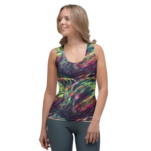 Viridian Rush on a Women's Tank Top