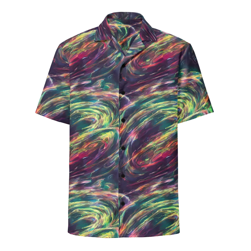 Viridian Rush on Button Shirt — Front