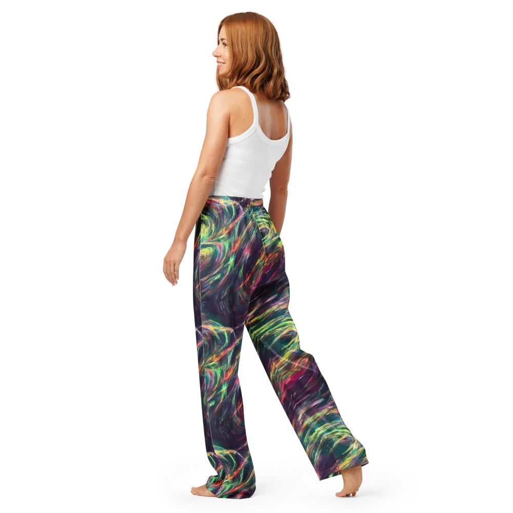 Viridian Rush on Women's Pajama Pants — Back