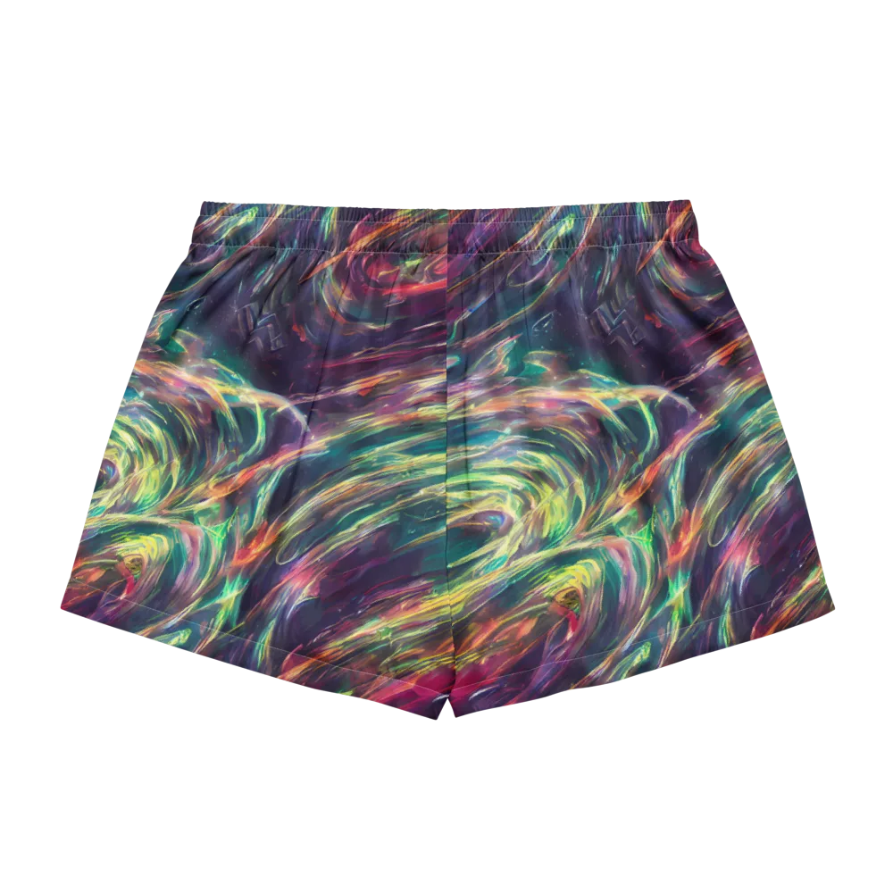 Viridian Rush on Women's Pajama Shorts — Back