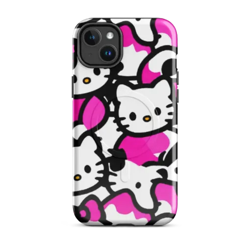Neon Kitty Pop on a MagSafe Tough Case for iPhone®