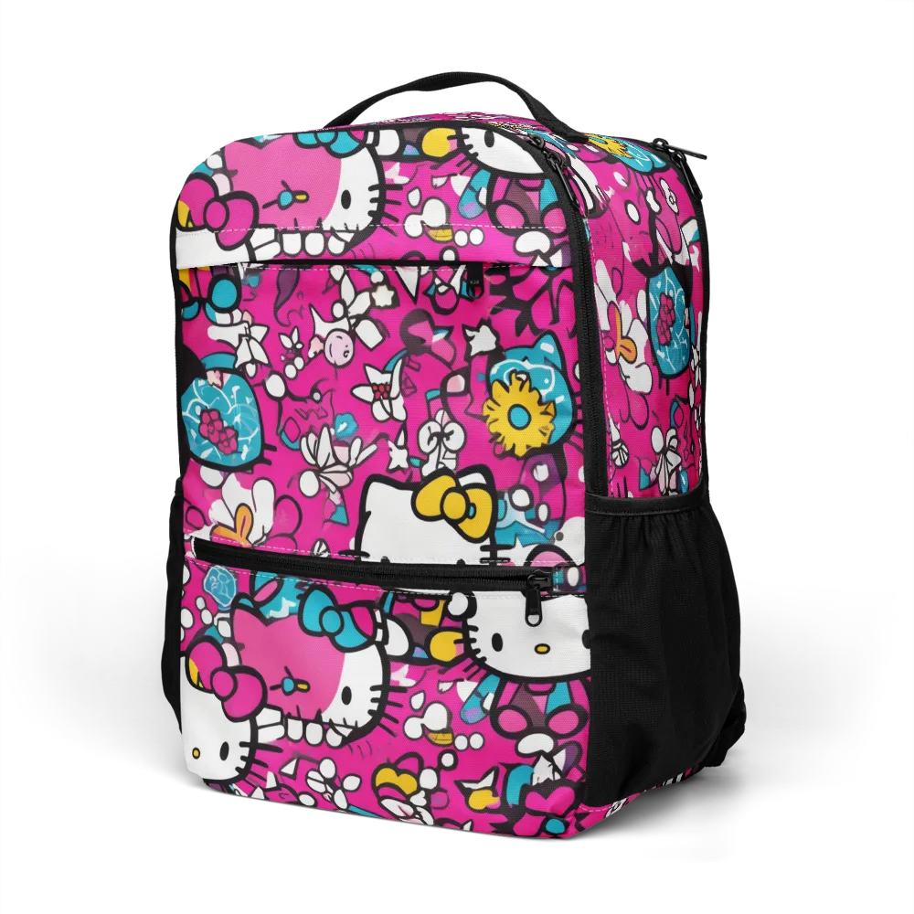 Bubblegum Pop on Utility Backpack — Left Front
