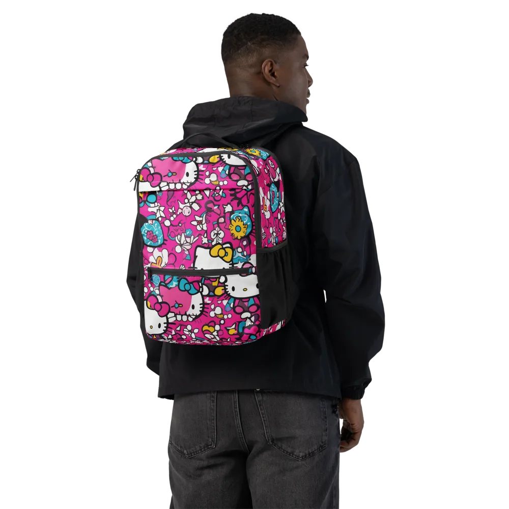 Bubblegum Pop on Utility Backpack — Back