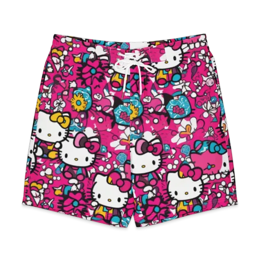 Bubblegum Pop on a Men's Board Shorts