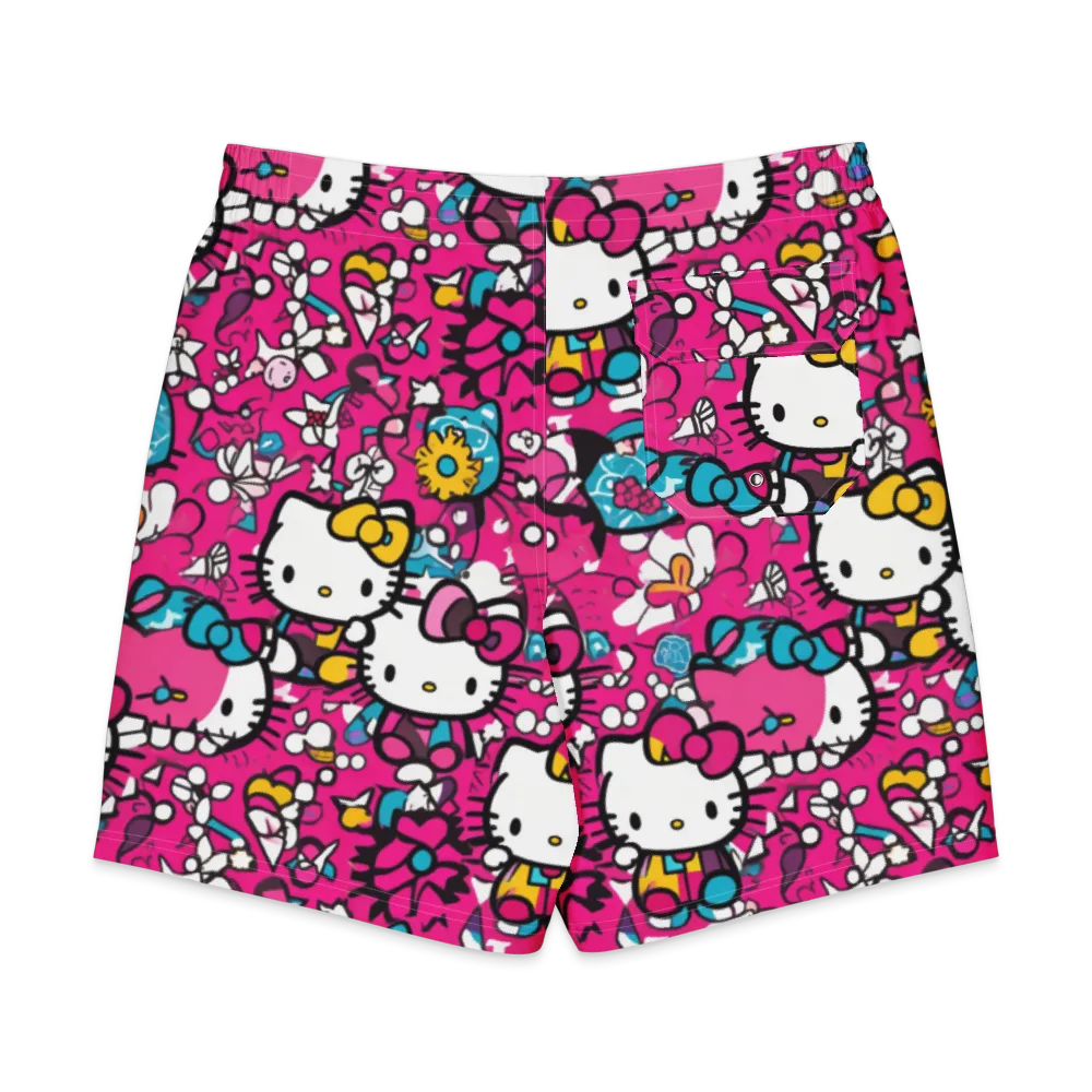 Bubblegum Pop on Men's Board Shorts — Back
