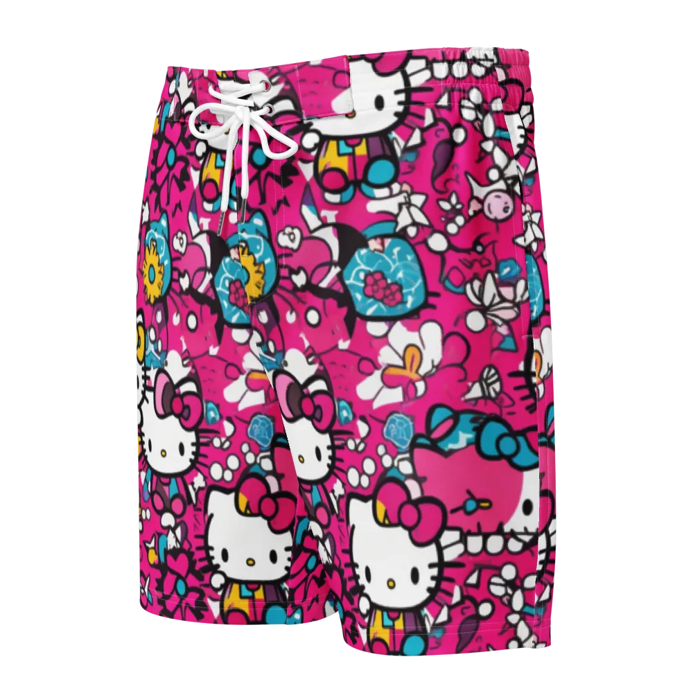 Bubblegum Pop on Men's Board Shorts — Front