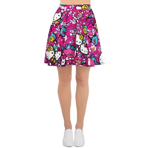 Bubblegum Pop on a Skater Skirt