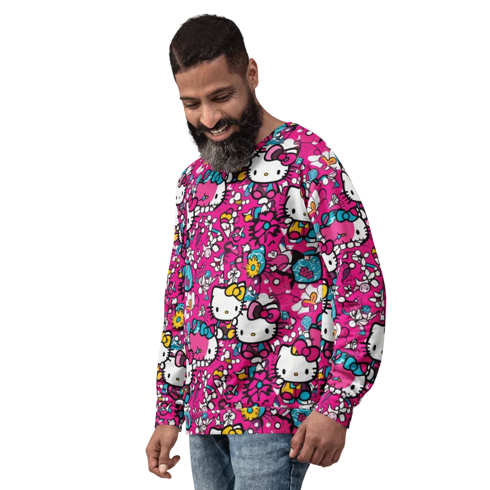 Bubblegum Pop on Sweatshirt — Left Front