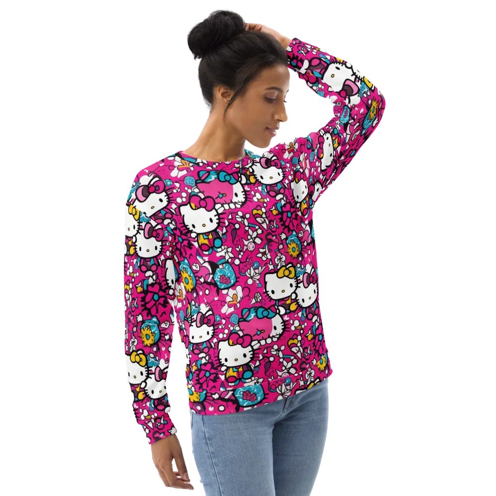 Bubblegum Pop on Sweatshirt — Right Front
