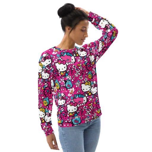 Bubblegum Pop on a Sweatshirt