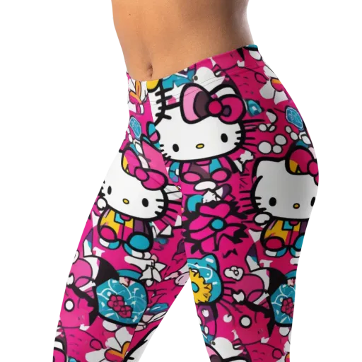 Bubblegum Pop on a Leggings