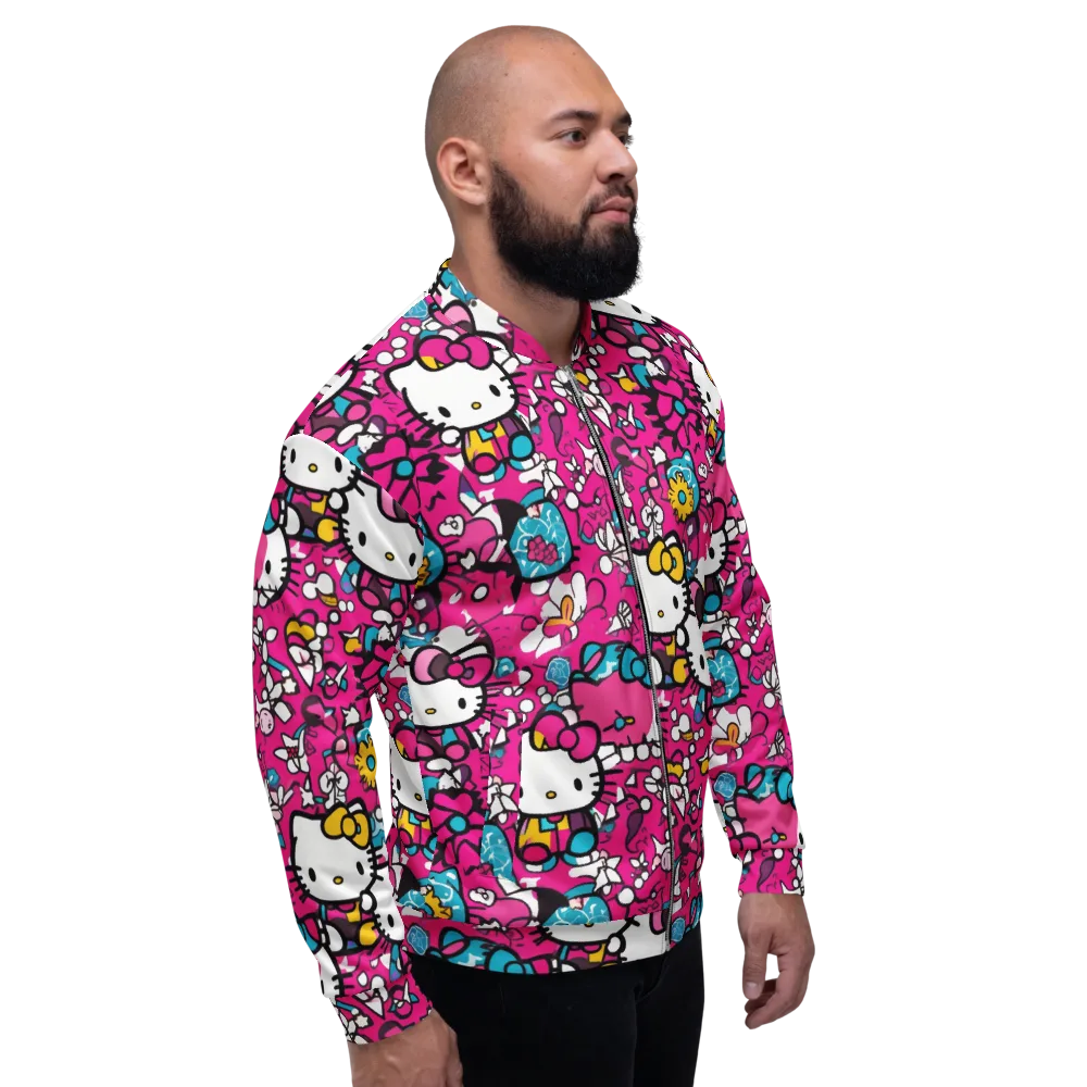Bubblegum Pop on Bomber Jacket — Right