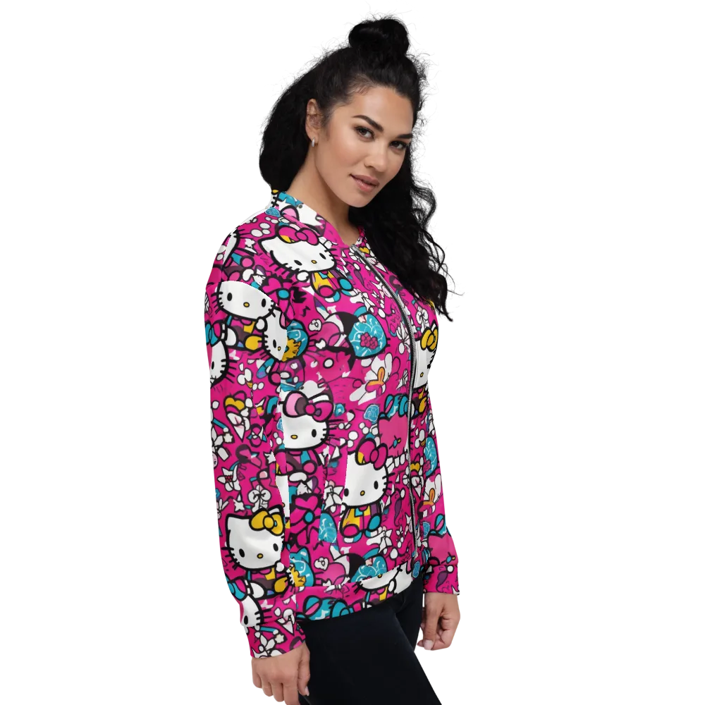 Bubblegum Pop on Bomber Jacket — Right