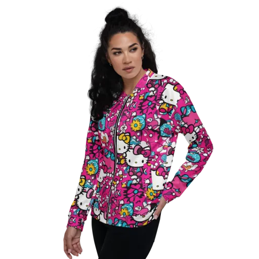 Bubblegum Pop on a Bomber Jacket