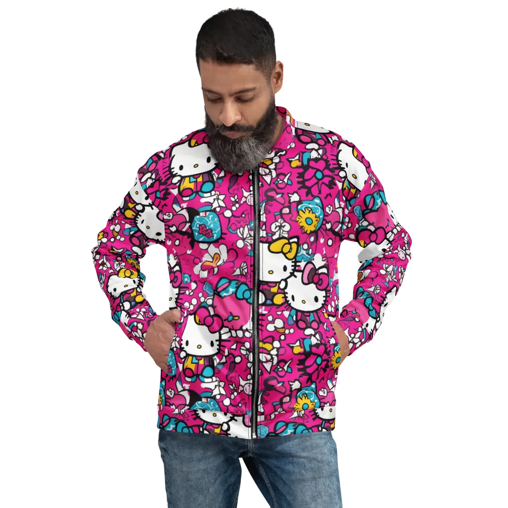 Bubblegum Pop on Bomber Jacket — Front