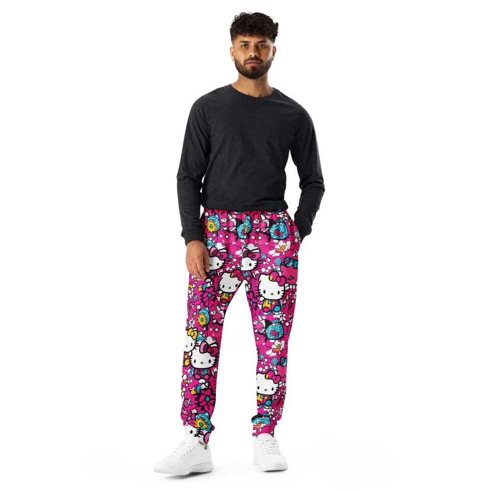 Bubblegum Pop on Men's Joggers — Front