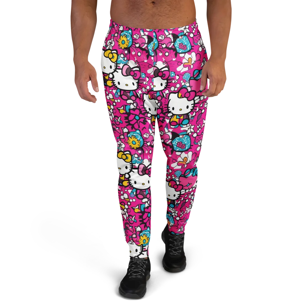 Bubblegum Pop on Men's Joggers — Front