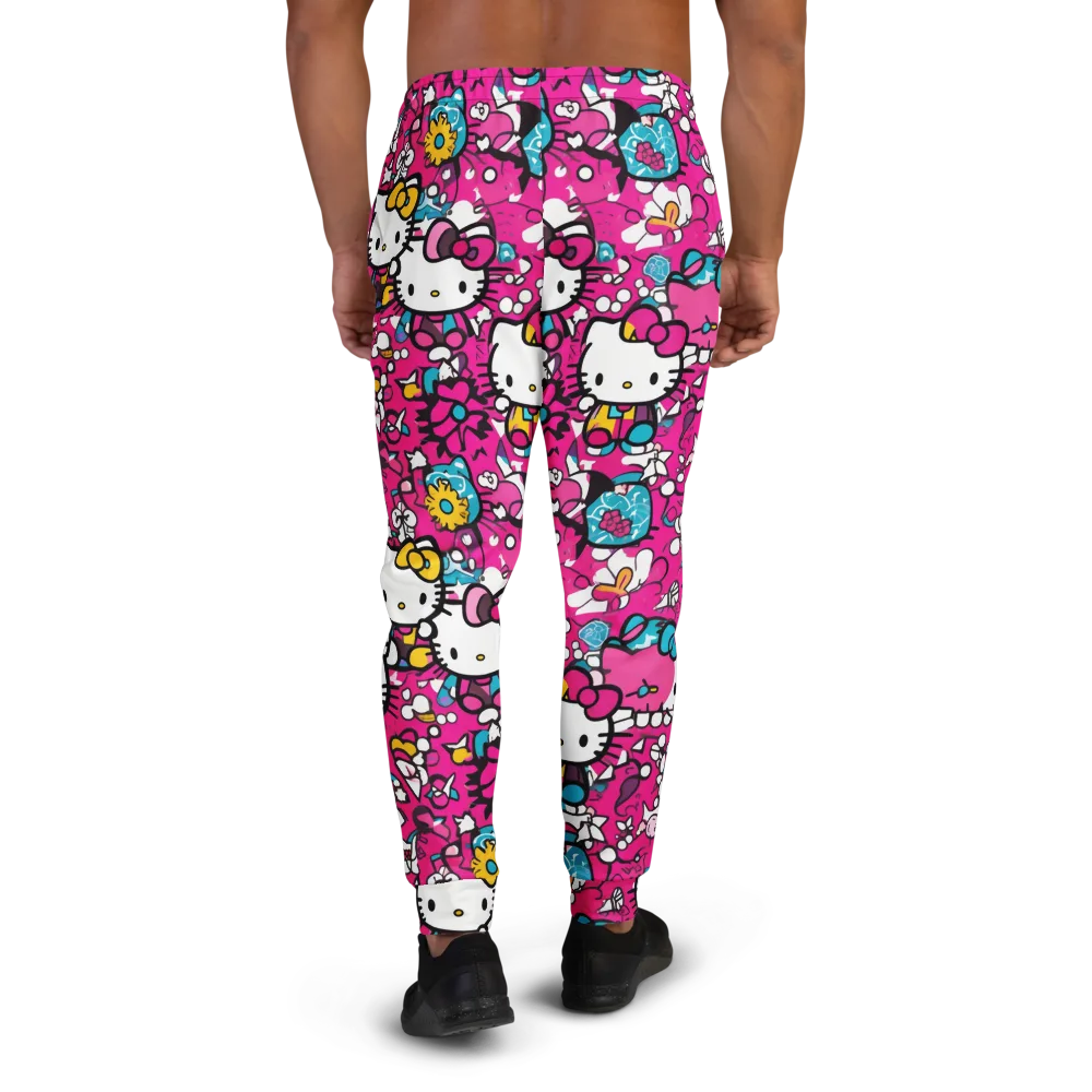 Bubblegum Pop on Men's Joggers — Back