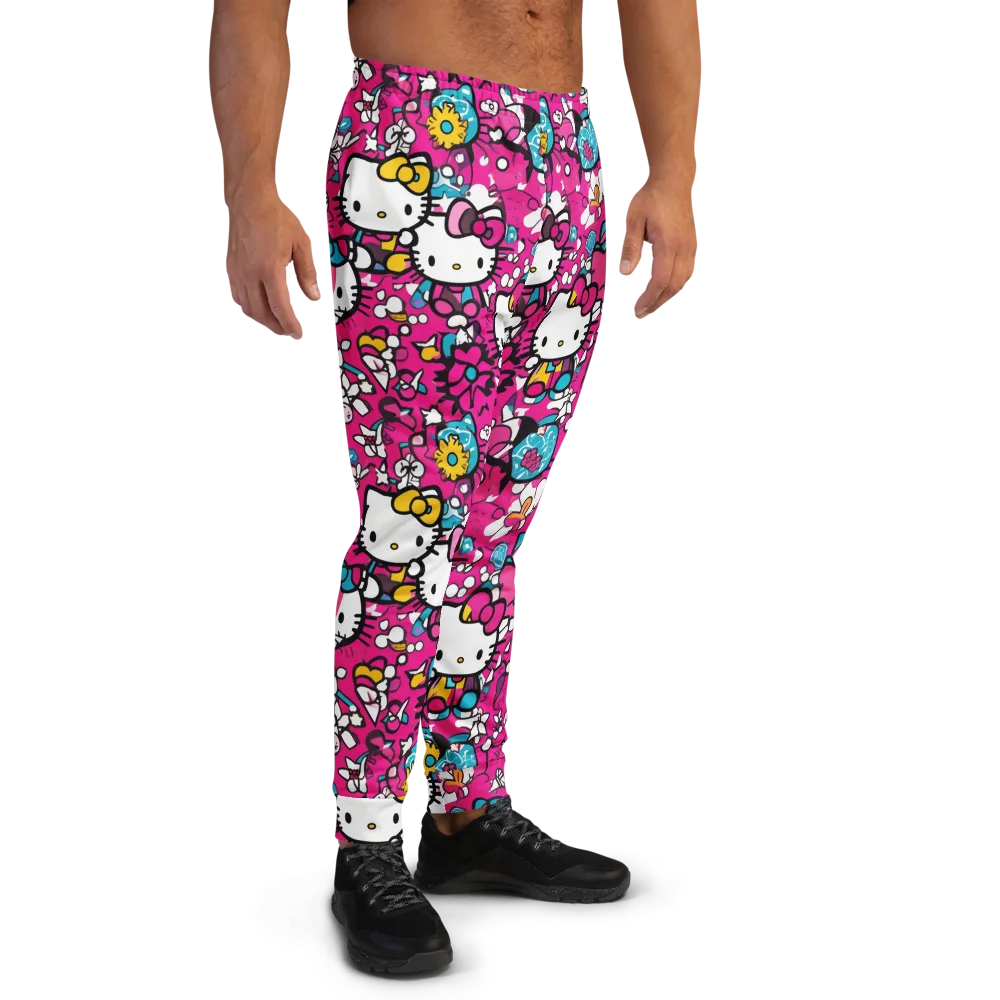 Bubblegum Pop on Men's Joggers — Right