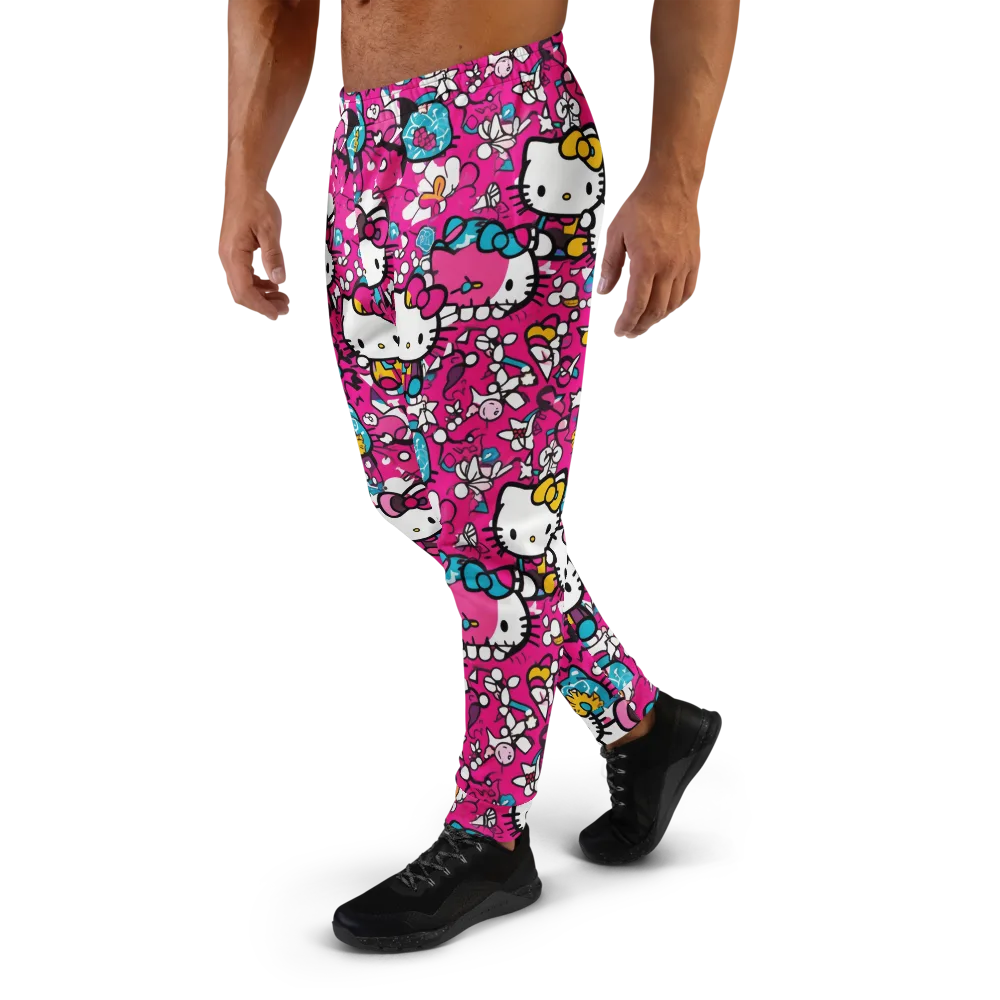 Bubblegum Pop on Men's Joggers — Left