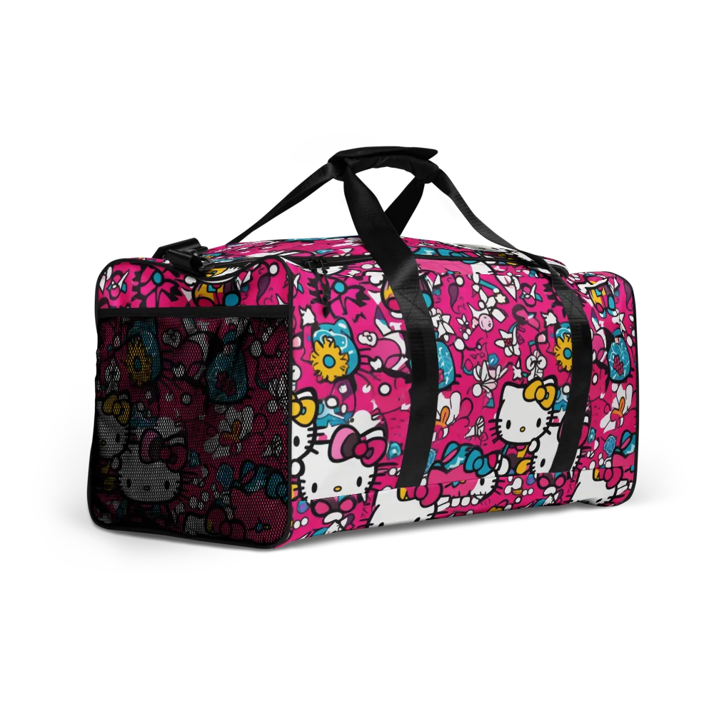 Bubblegum Pop on Duffle Bag — Right Front