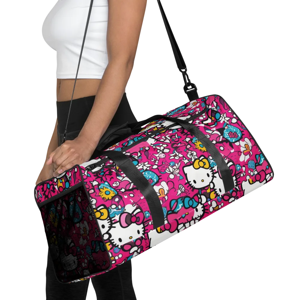 Bubblegum Pop on Duffle Bag — Front