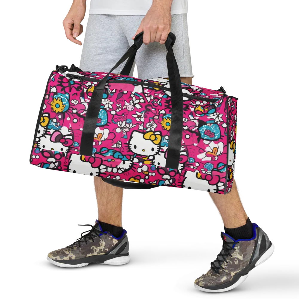 Bubblegum Pop on Duffle Bag — Front
