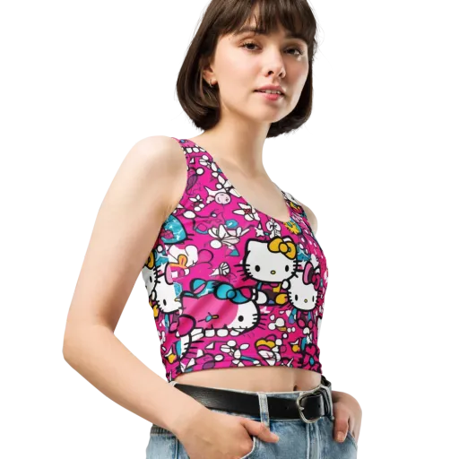 Bubblegum Pop on a Crop Top