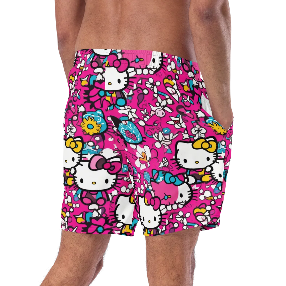 Bubblegum Pop on Swim Trunks — Right Back