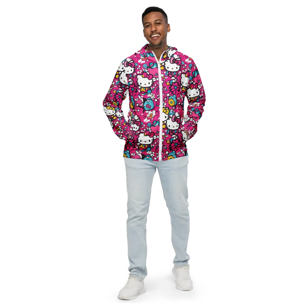 Bubblegum Pop on Men's Windbreaker — Front