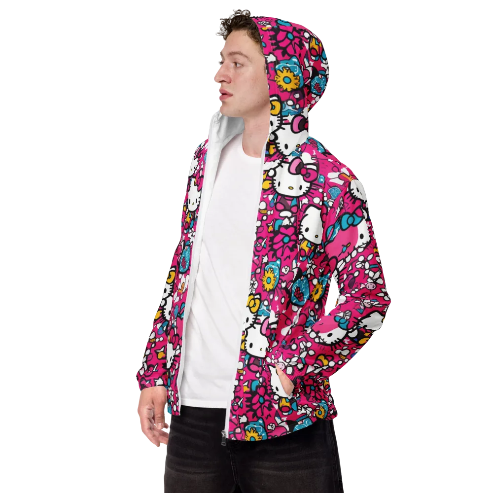 Bubblegum Pop on Men's Windbreaker — Left Front