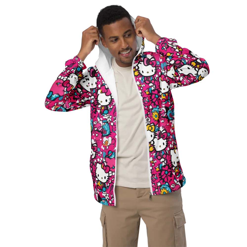 Bubblegum Pop on Men's Windbreaker — Front