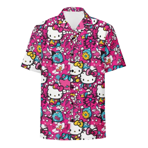 Bubblegum Pop on a Button Shirt