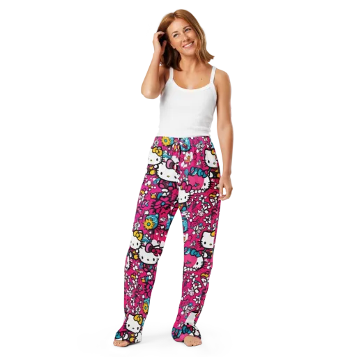 Bubblegum Pop on a Women's Pajama Pants