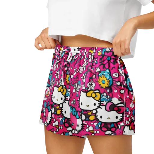 Bubblegum Pop on a Women's Pajama Shorts