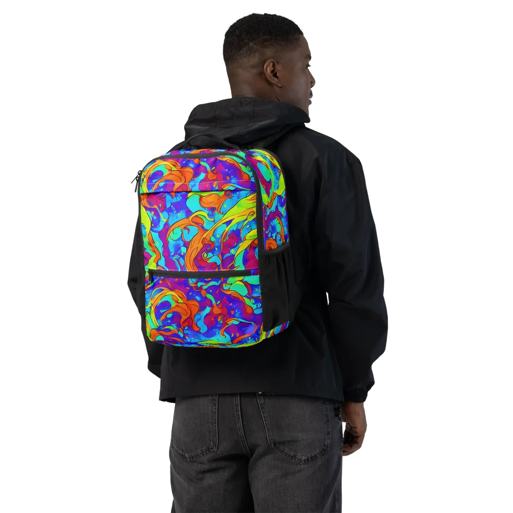 Roset Rapture on Utility Backpack — Back