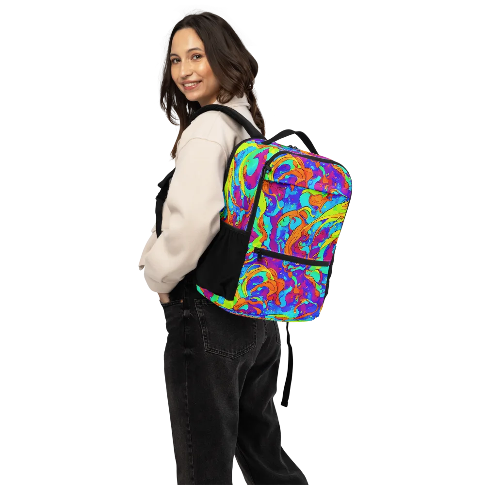 Roset Rapture on Utility Backpack — Back
