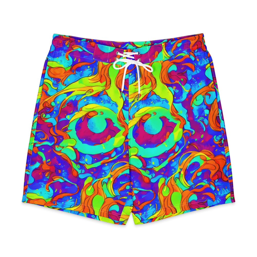 Roset Rapture on Men's Board Shorts — Front