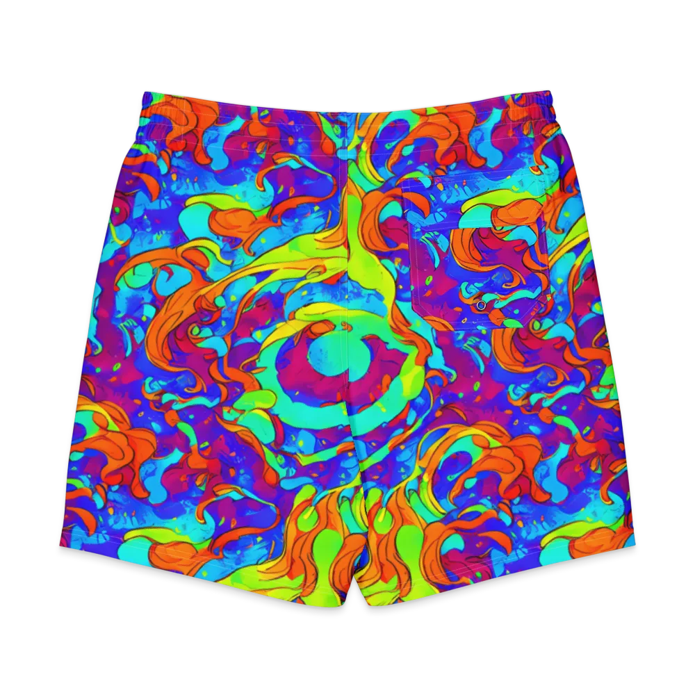Roset Rapture on Men's Board Shorts — Back