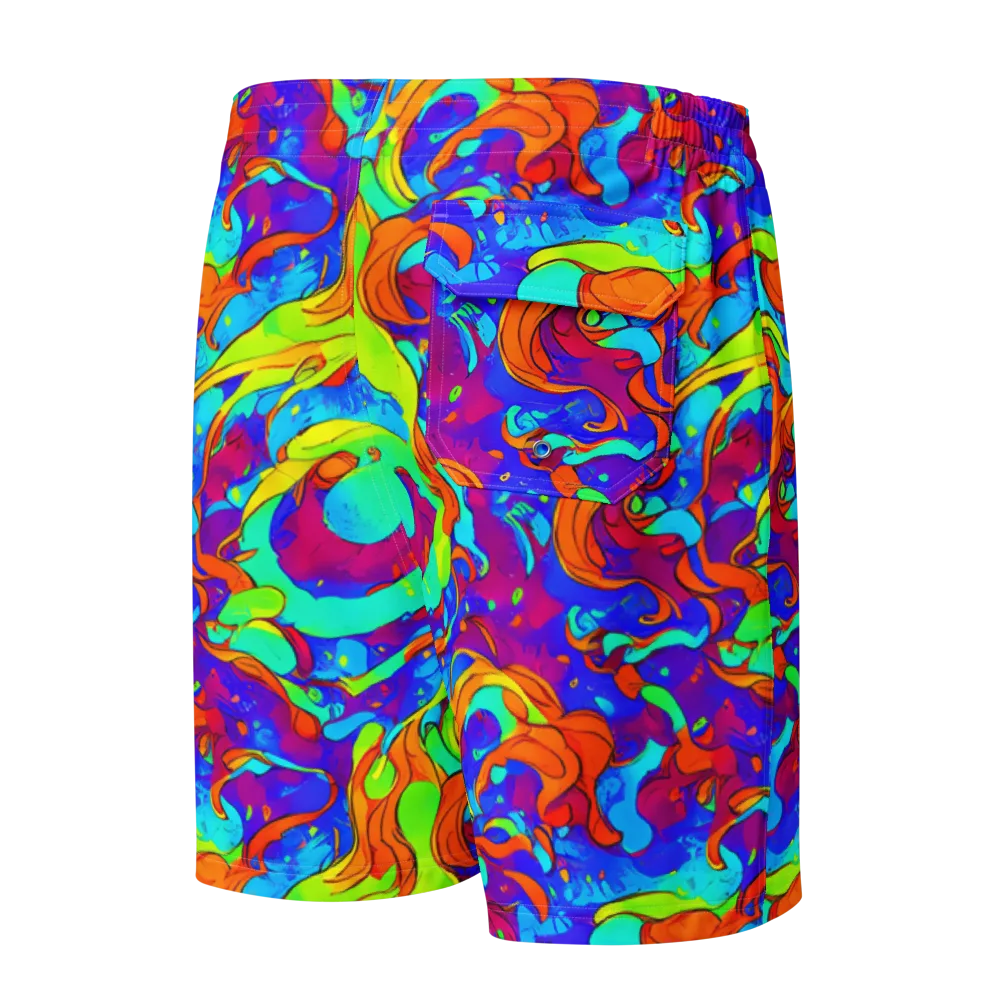 Roset Rapture on Men's Board Shorts — Back