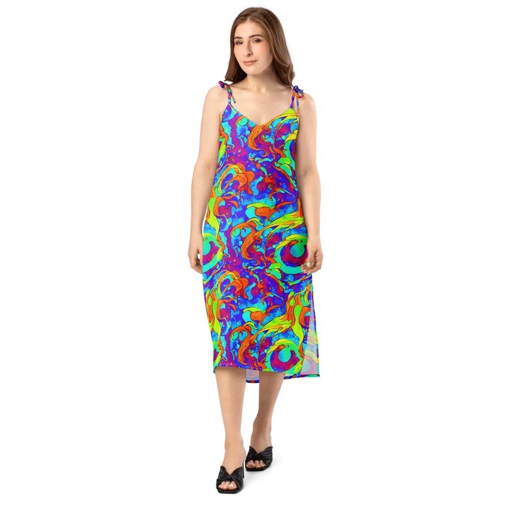 Roset Rapture on Slip Dress — Front