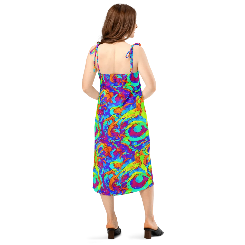 Roset Rapture on Slip Dress — Back